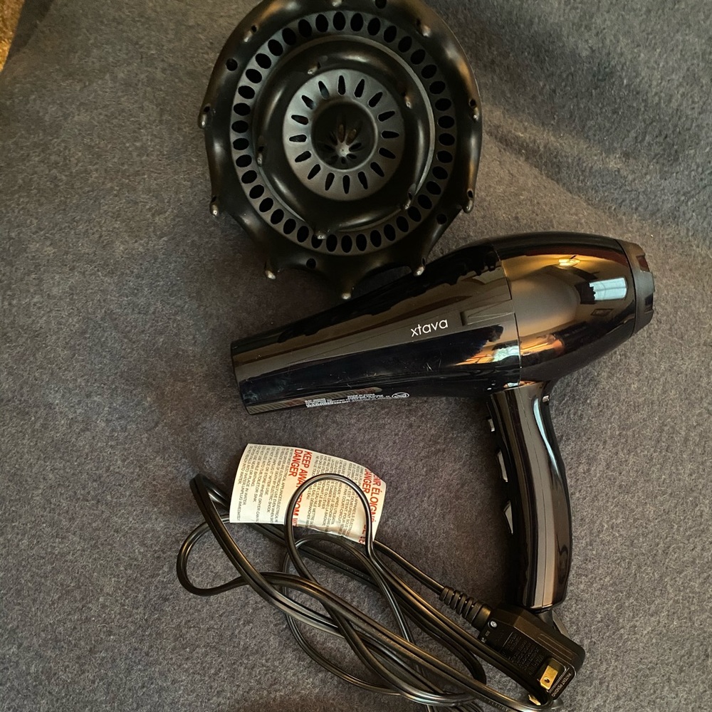 Black Orchid Diffuser & xtava hair dryer